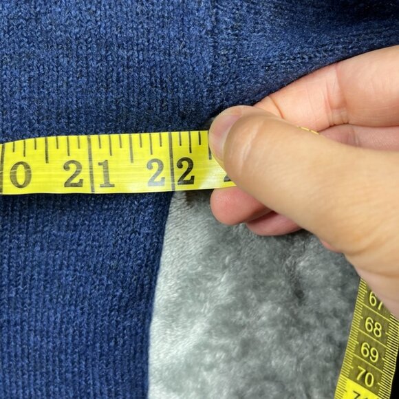 Lole Sweater Dress Womens Size Large Blue Navy Knit Oversized Strechy - Picture 6 of 7